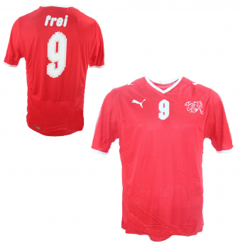 Puma Schweiz Trikot 9 Alexander Frei Euro 2008 Schweizer Heim Rot SFV Herren S/M/L/XL