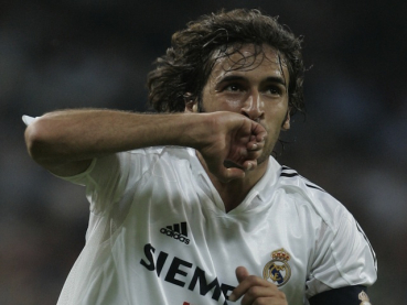Adidas Real Madrid Trikot 7 Raul 2004/05 Siemens auswärts blau Herren XL