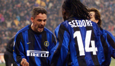 Nike Inter Mailand Trikot 10 Roberto Baggio 1999/2000 CL Pirelli Herren M