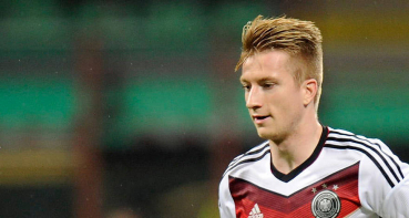 Adidas Deutschland Trikot 21 Marco Reus 2014 DFB auswärts rot/schwarz Herren M