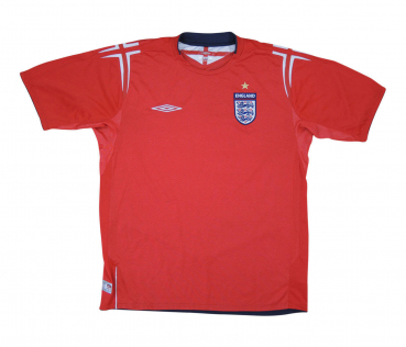 Umbro England Trikot Euro 2004 Rot Auswärtstrikot Herren M oder XL