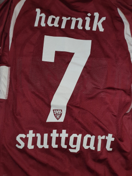 Puma VfB Stuttgart jersey 7 Martin Harnik 2011/12 Gazi matchworn longsleeve red men's XL