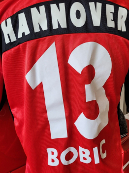 Uhlsport Hannover 96 Trikot 13 Fredi Bobic 2002/03 rot Tui Herren M