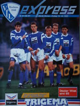 Adidas VfL Bochum Trikot 1990/91 Trigema Heim Blau Herren S