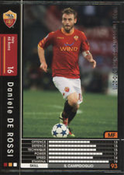 Kappa AS Rom Trikot 16 Daniele De Rossi 2010/11 Wind Rot home Herren M