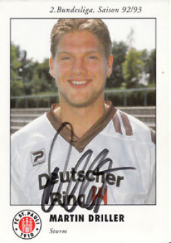 Patrick FC St. Pauli jersey 20 Martin Driller 1992/93 Deutscher Ring New home men's XL or XXL/2XL