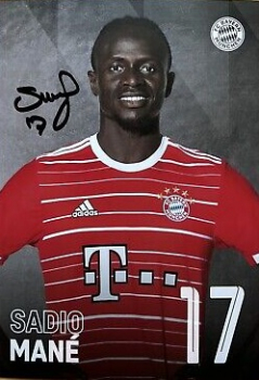 Adidas FC Bayern München Trikot 17 Sadio Mane 2022/23 heim rot Herren L
