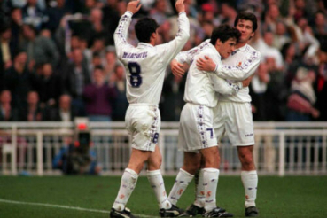 Kelme Real Madrid Trikot 8 Predrag Mijatović 1996/97 Teka Weiß CL Herren L