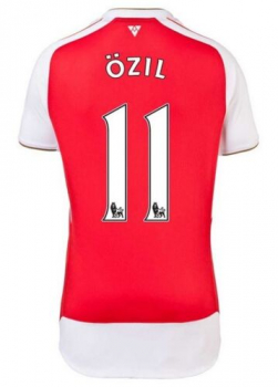 Puma FC Arsenal London jersey 11 Mesut Özil 2015/16 home Fly Emirates red men's L