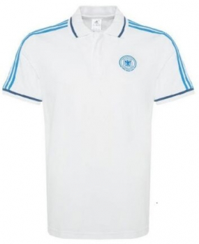 Adidas Deutschland Polo Shirt Poloshirt WM 2014 weiß/blau DFB Herren M