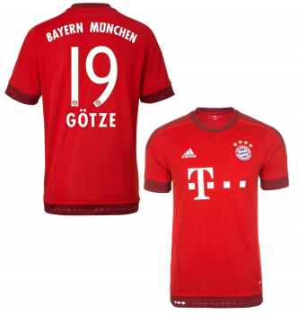 Adidas FC Bayern München Trikot 19 Mario Götze heim rot Herren 2XL/XXL