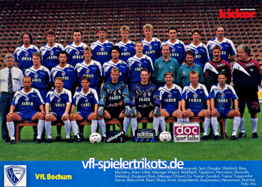Reebok VfL Bochum Trikot 11 Thordur Gudjonsson 1995/96 Match Worn Faber Herren XL