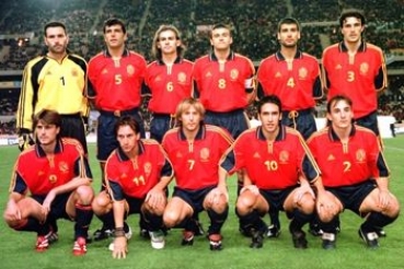 Adidas Spanien Trikot Euro EM 2000 rot heim Herren XL