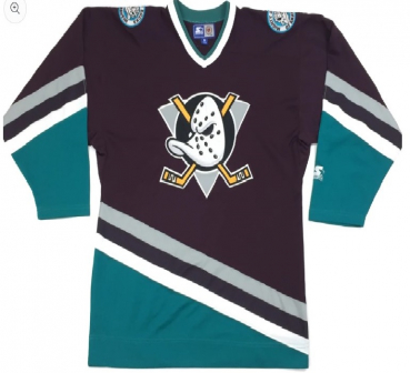 Starter Anaheim Mighty Ducks Trikot NHL Eishockey 1993-2006 Away Herren M / XL