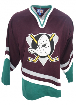 Starter Anaheim Mighty Ducks Trikot  NHL Walt Disney Away Blau Herren XL