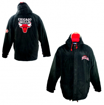 Starter Chicago Bulls Jacke Winter 23 Michael Jordan Trikot Schwarz Herren XL