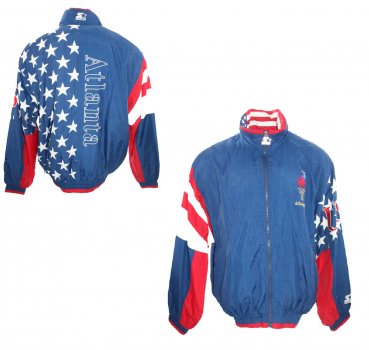 Starter Jacke Team USA Olympic Games 1996 Olympia Atlanta Herren L