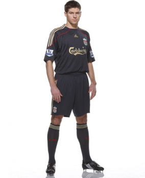 Adidas FC Liverpool Trikot 8 Steven Gerrard 2009/10 Carlsberg auswärts Herren M oder L