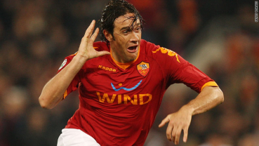 Kappa AS Rom Trikot 30 Luca Toni 2009/10 Wind Rot home Neu Herren XL/XXL