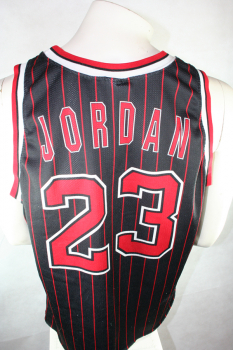 Champion Chicago Bulls jersey 23 Michael Air Jordan NBA basketball black men's M/L = US 44