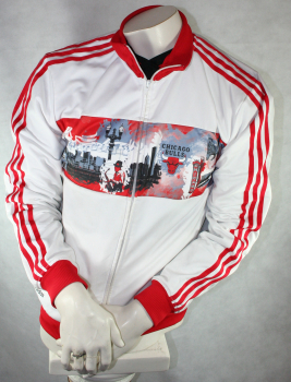 Adidas Chicago Bulls Jacke Originals TT NBA Oldschool Basketball Herren M