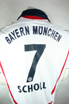 Adidas FC Bayern München Trikot 7 Mehmet Scholl 2006/07 Weiß Herren S-M = 176 cm oder XL
