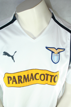 Puma Lazio Rom Trikot 2004/2005 Parmacotto Weiß Miroslav Klose - L
