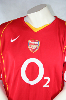 Nike FC Arsenal Trikot 10 Dennis Bergkamp 2002/04 o2 Herren - XL