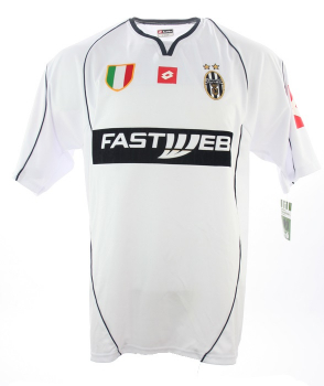 Lotto Juventus Turin camiseta 10 Del Piero Matchworn 2002/03 blanco senor XL