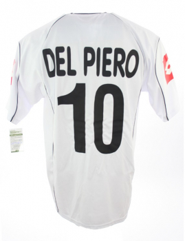 Lotto Juventus Turin camiseta 10 Del Piero Matchworn 2002/03 blanco senor XL