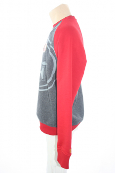 New Era San Francisco 49ers SF Sweatshirt Pullover Grau Rot NFL Herren S