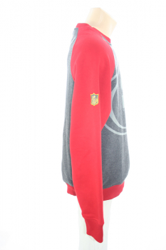 New Era San Francisco 49ers SF Sweatshirt Pullover Grau Rot NFL Herren S