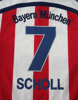 Adidas FC Bayern München Trikot 7 Mehmet Scholl 2000-2002 Weiß Rot Herren M oder XL