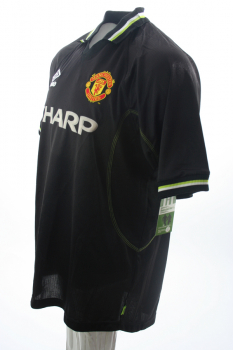 Umbro Manchester United camiseta 7 David Beckham 1998/99 Sharp negro señor L o XL