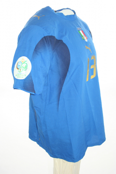 Puma Italien Trikot 13 Alessandro Nesta WM 2006 Weltmeister Heim blau Herren L