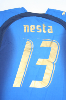 Puma Italien Trikot 13 Alessandro Nesta WM 2006 Weltmeister Heim blau Herren L