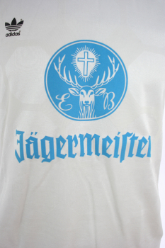 Adidas Eintracht Braunschweig Trikot 1980 Jägermeister Weiß Auswärts Herren L (7/8)