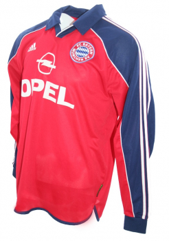 Adidas FC Bayern München jersey 14 14 Super Mario Basler match worn Equipment opel men's XL