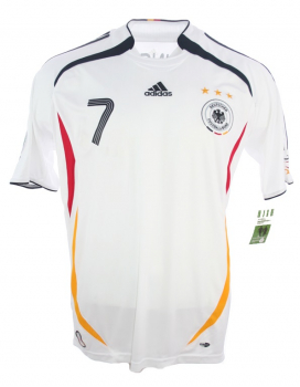 Adidas Deutschland Trikot 7 Bastian Schweinsteiger WM 2006 Heim DFB Herren 176 cm=S-M oder M