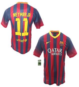 Nike FC Barcelona Trikot 11 Neymar 2013/14 Qatar home Neu Herren L oder XXL