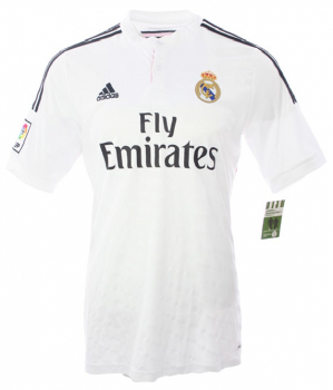 Adidas Real Madrid Trikot 11 Gareth Bale 2014/15 Heim weiß Fly Emirates Herren M und L