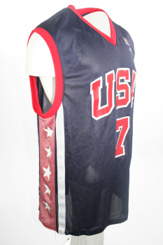 Reebok USA Trikot 7 Jermaine O'Neal NBA Swingman Schwarz Herren XL