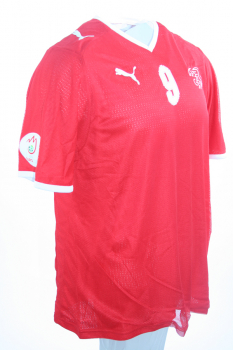 Puma Switzerland jersey 9 Alexander Frei Euro 2008 home red SFV ASF men's S/M/L/XL
