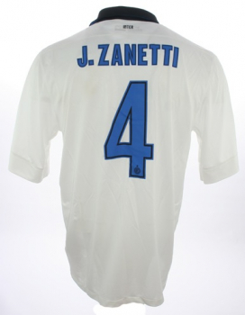 Nike Inter Mailand Trikot 4 Javier Zanetti 2011/12 Weiß Away Neu Herren XL