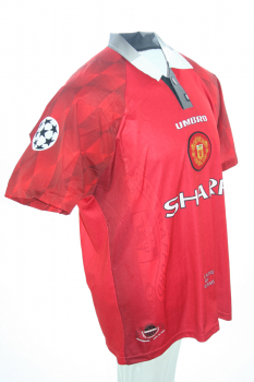 Umbro Manchester United Trikot 10 David Beckham 1996/97 sharp UEFA CL Heim Herren XL