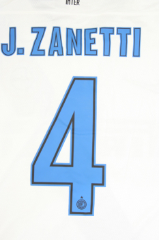 Nike Inter Mailand Trikot 4 Javier Zanetti 2011/12 Weiß Away Neu Herren XL