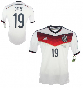 Adidas Deutschland Trikot 19 Mario Götze WM 2014 DFB Heim Herren XL & Kinder 152 cm