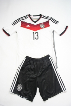 Preview: Adidas Deutschland Trikothose Hose Shorts WM 2014 Schwarz DFB Herren 176cm S-M