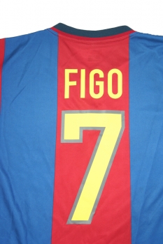 Nike FC Barcelona Trikot 7 Luis Figo 1998/99 Heim Herren XL