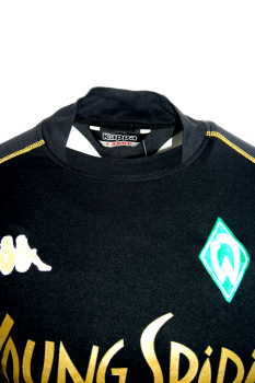 Kappa SV Werder Bremen Trikot 2003/04 Event Schwarz Young Spirit Herren S oder L
